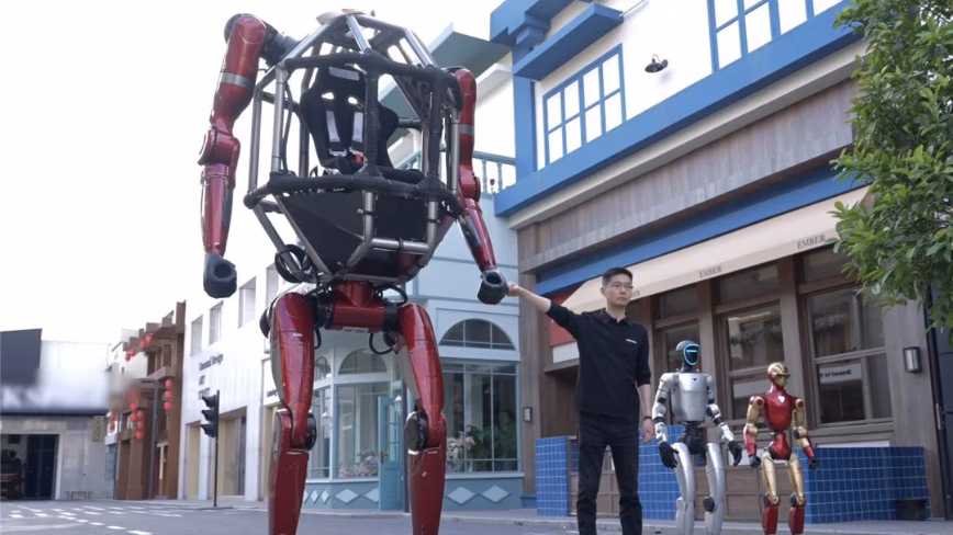 Humanoid robot platform suited for technical and industrial applications